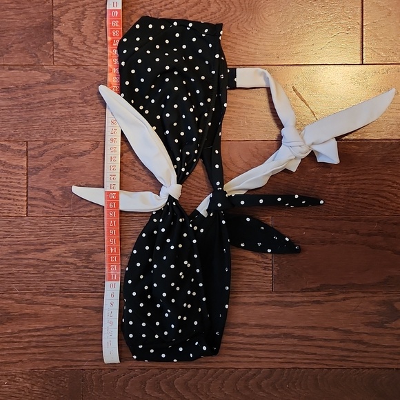 Polka Dot Bikini Top - Retro - Rockabilly- Vintage - Halter Top - Picture 2 of 2